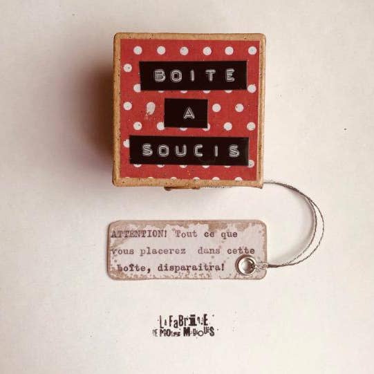 A Fabulosa Caixa de Preocupações por atacado de La fabrique de MOTS MAGIQUES