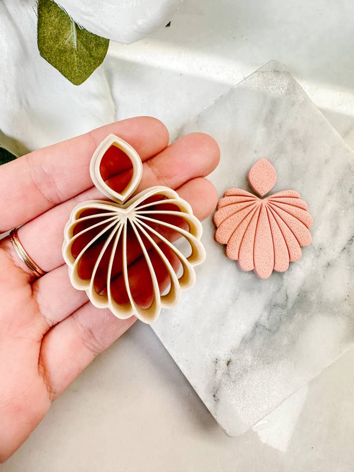 Floral Set Polymer Clay Cutters for wholesale by Tera Clay