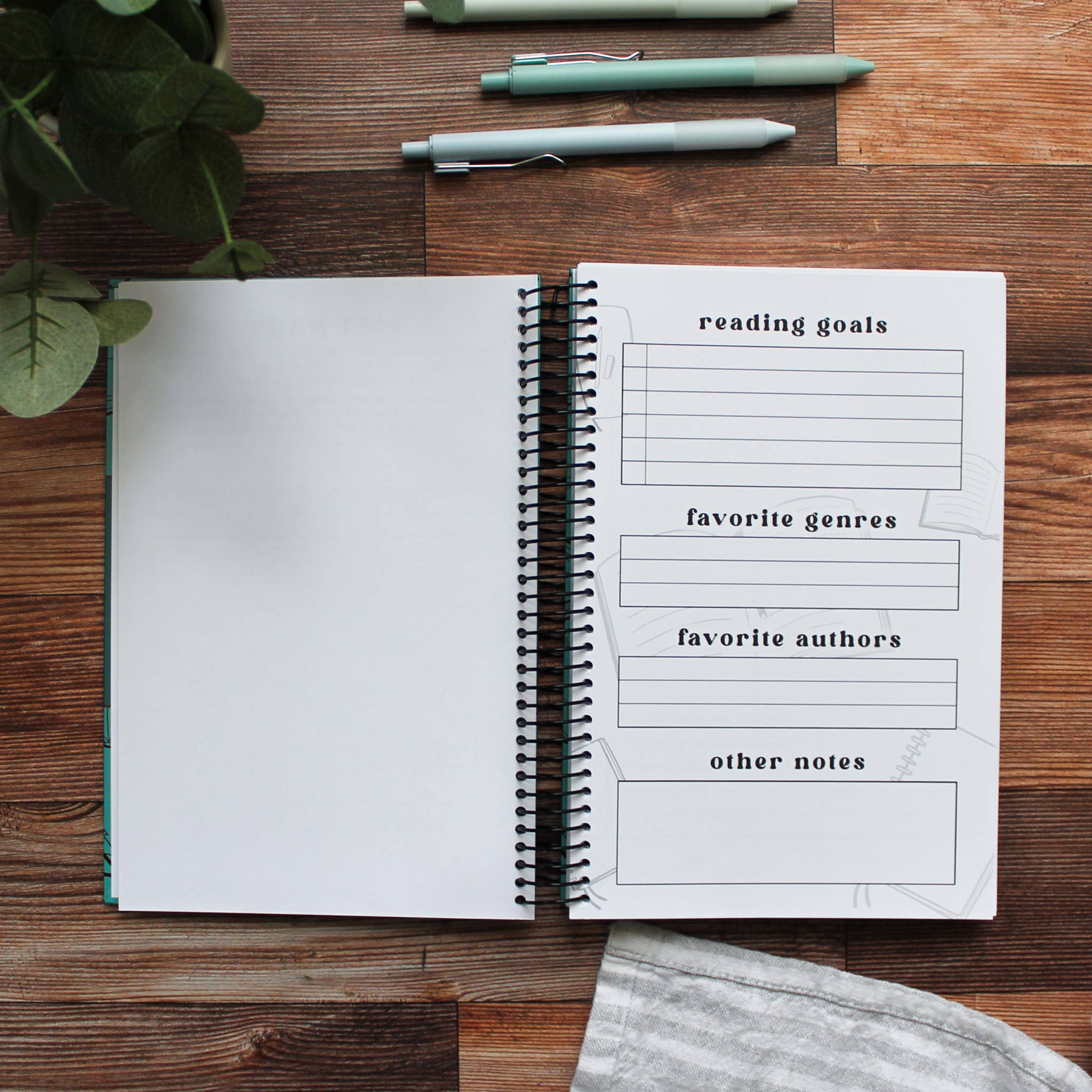 Novelly Yours - Wholesale Journal/Diary - Book Review Journal | 100 Book Hardcover reading notebook 2