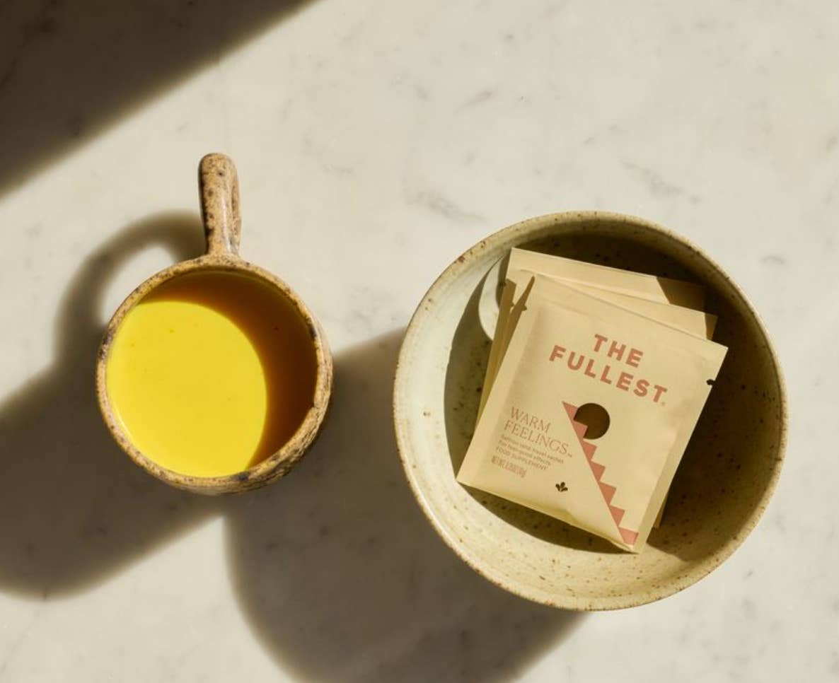 THE FULLEST - Wholesale Protein/Superfood Powder - Saffron Latte 10 Single-Serving Sachets