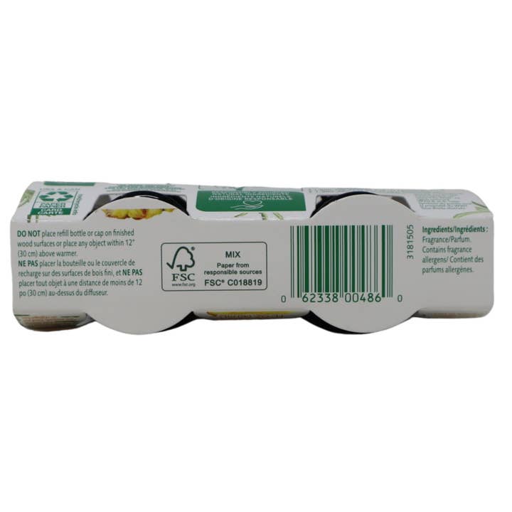 First Choice Buying – Óleo de fragrância por atacado – Recarga de Óleo Perfumado Botanica by Air Wick, Abacaxi Fresco & Alecrim Tunisiano, Pack de 22