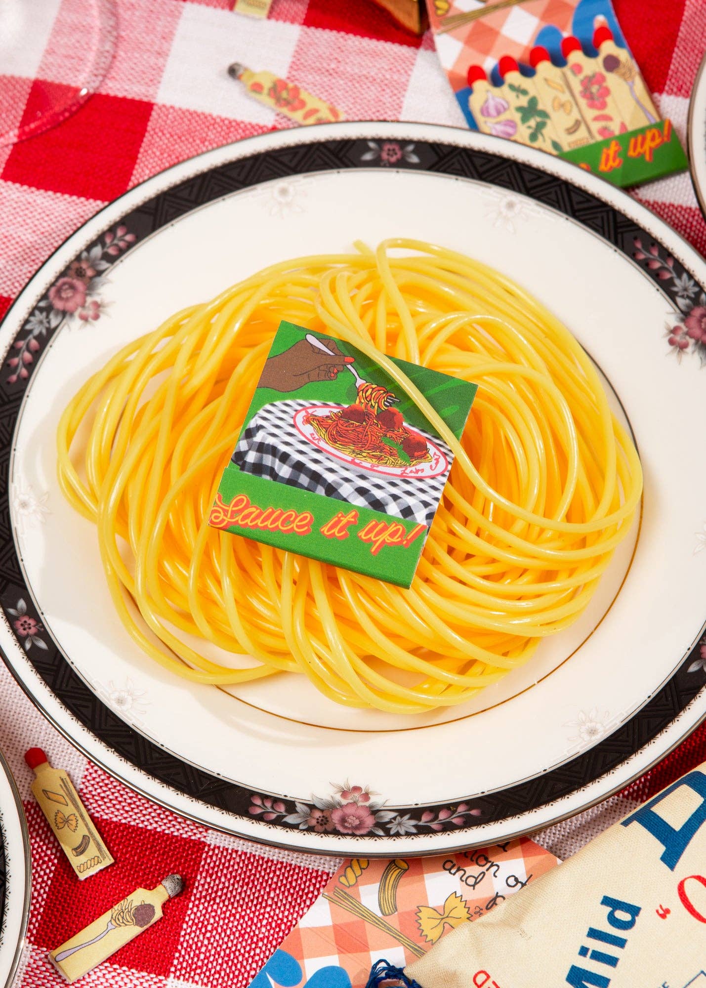 SMO Ceramics & Stuff - Wholesale Matches - Spaghetti Night Matchbook2