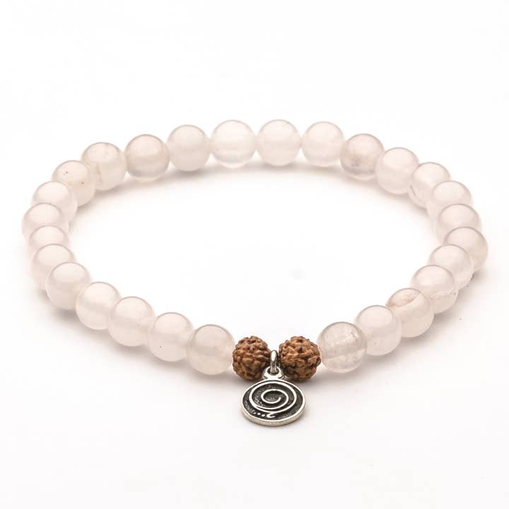 GRATITUDE IS LOVE ROSE QUARTZ BRACELET WOMEN'S for wholesale by Gratitude Gifted