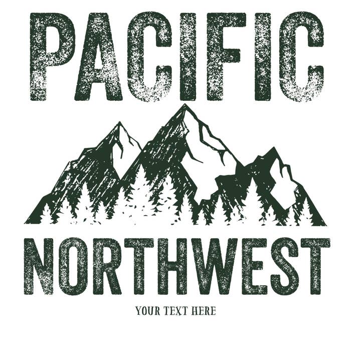 208 Tees - Vente T-shirt sérigraphié – femme - T-shirt graphique du Nord-Ouest Pacifique | Manches longues 0913