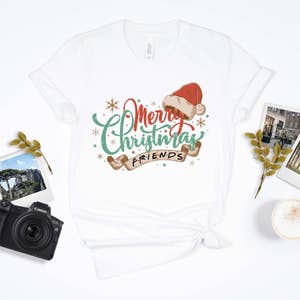 Buy Merry Christmas Long Sleeve T Shirt for Men Funny Deer and Christmas  Tree Printed Graphic Crew Neck Novelty Tee Shirts Blouse