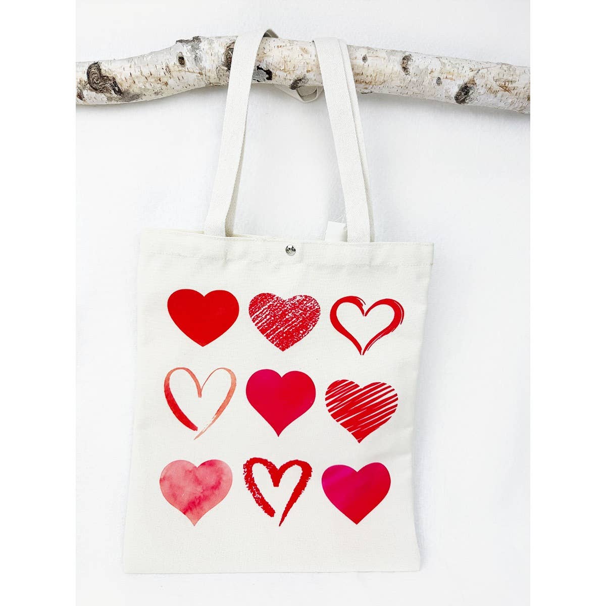 Love and Repeat - Wholesale Tote Bag - Women's - Spread the LOVE Heart Design Canvas Print Tote Bag5