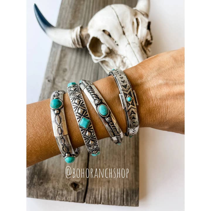 Boho Ranch Shop – wholesale Pärlarmband – Western Metal Stretch Armband7