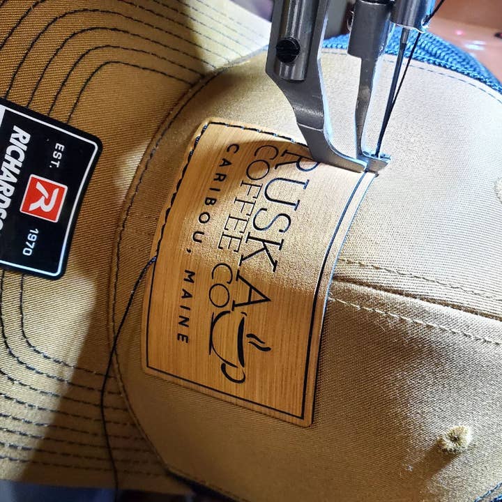 Mad River - Wholesale Trucker Hat - Unisex - Richardson112 Trucker Hat Custom Rectangle Leatherette Patch