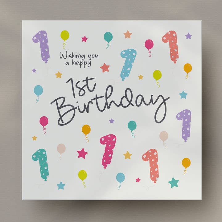 Alder 1 Første Fødselsdagskort for engroshandel hos Heyyy Ltd