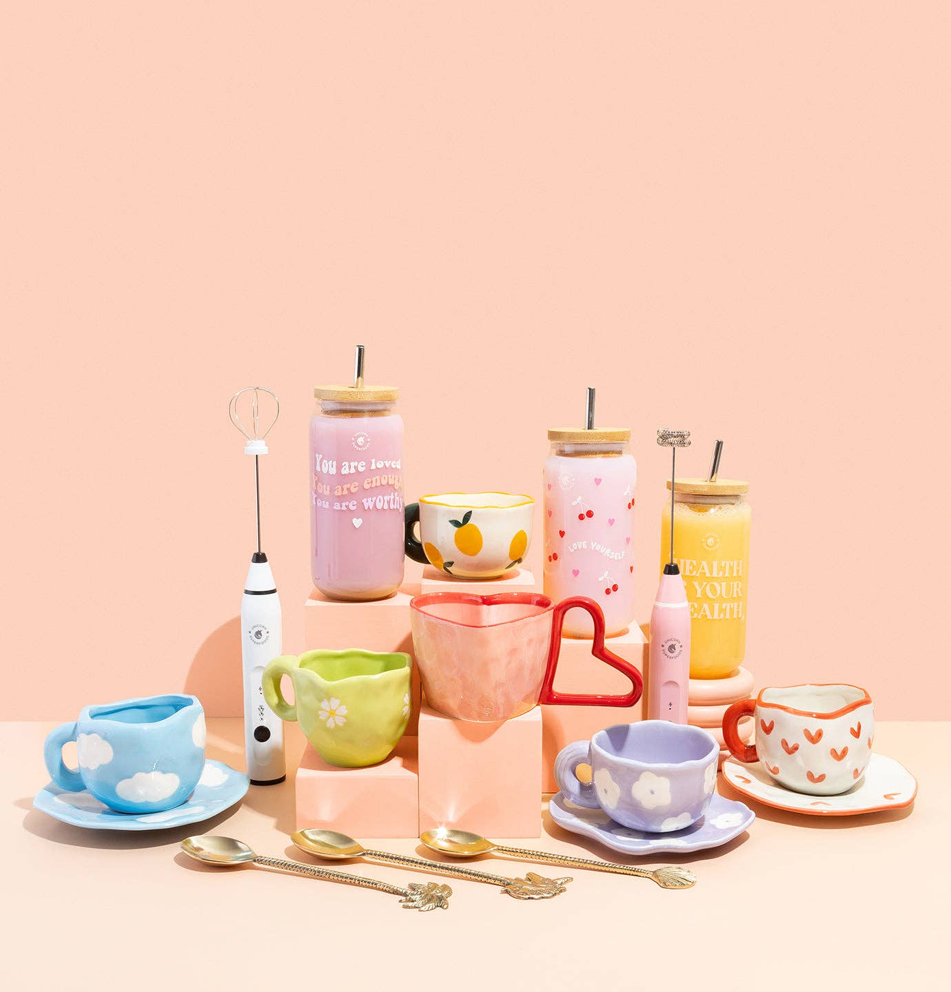 Unicorn Superfoods - Wholesale Drinking Glass/Cup - Self Love Tumbler3