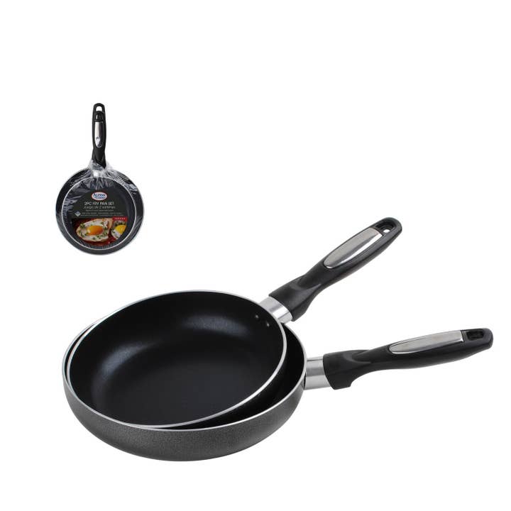 Fry Pan - 2 Piece Set (AB-FP1802) for wholesale by Alpine Cuisine