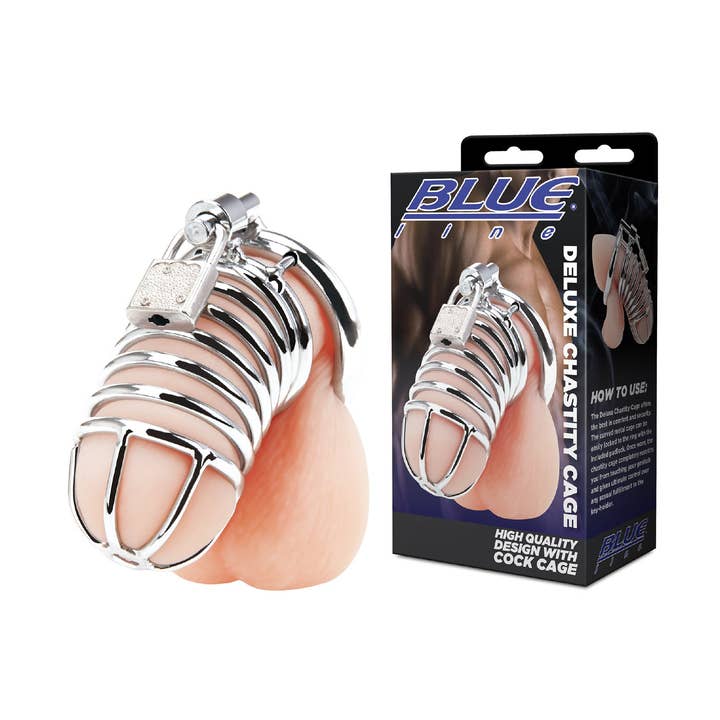 Deluxe Chastity Cock Cage for wholesale by Lux Fetish Store