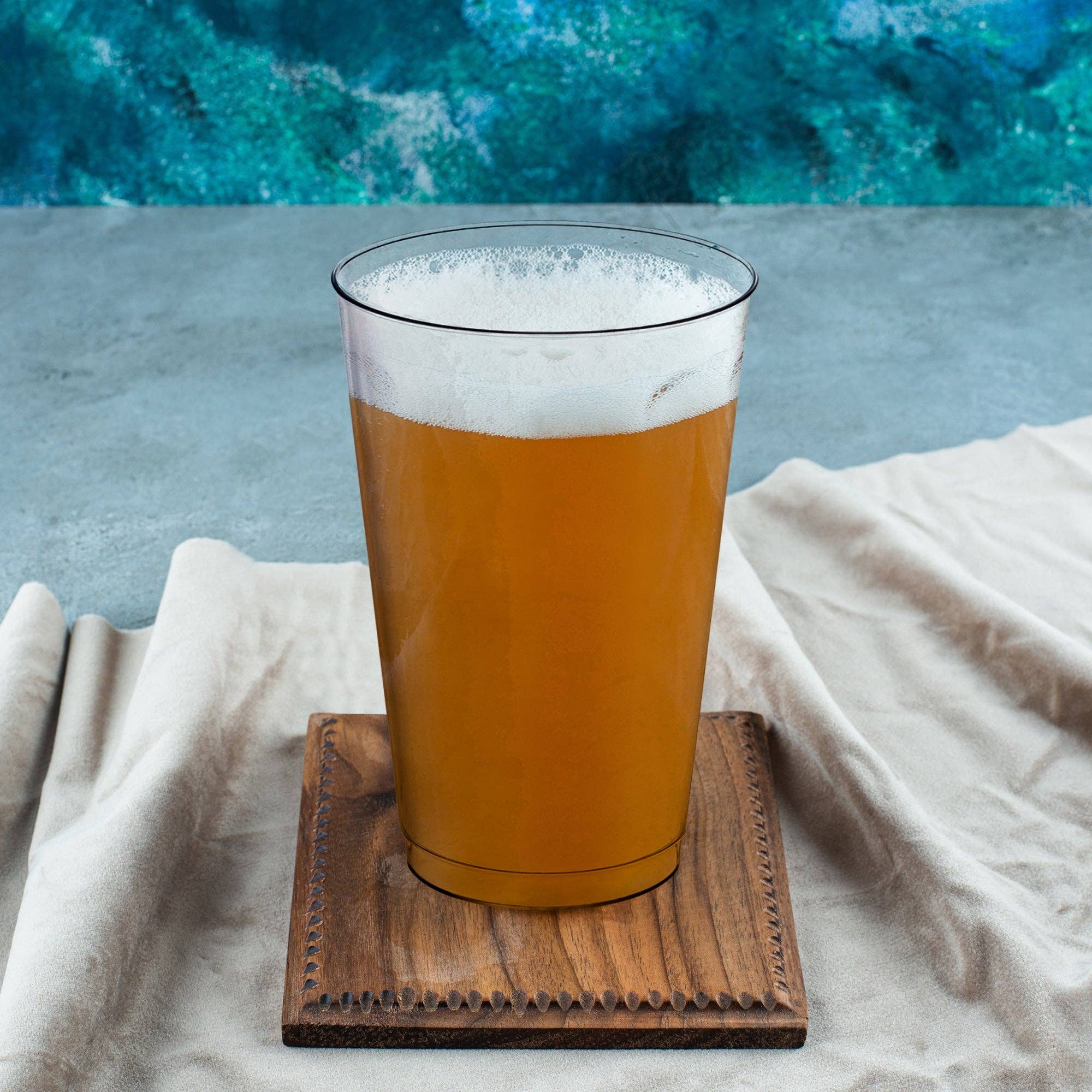 Smarty had a Party - Wholesale Disposable Cup - 14 oz. Crystal Clear Plastic Disposable Party Cups - 20 pcs8