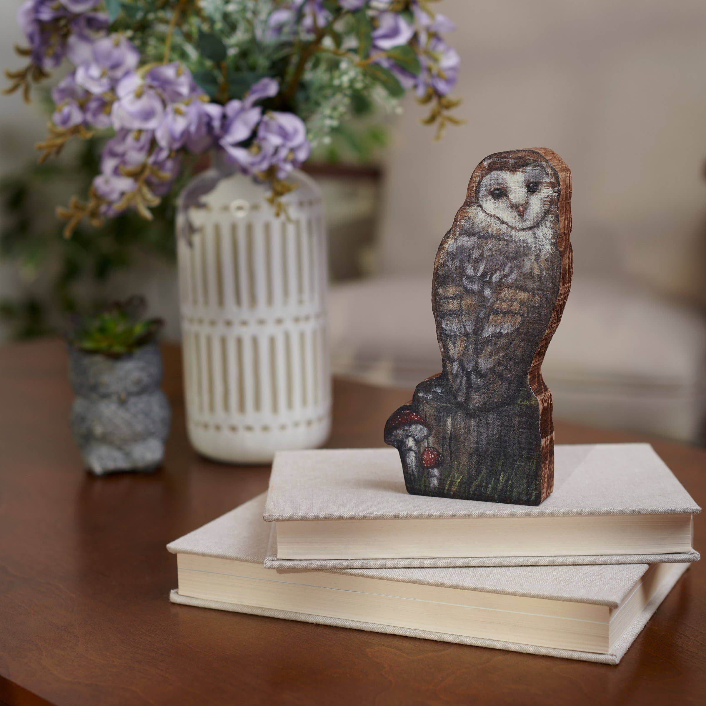 Primitives by Kathy - Wholesale Decorative Figurine - Woodland Owl Chunky Sitter3