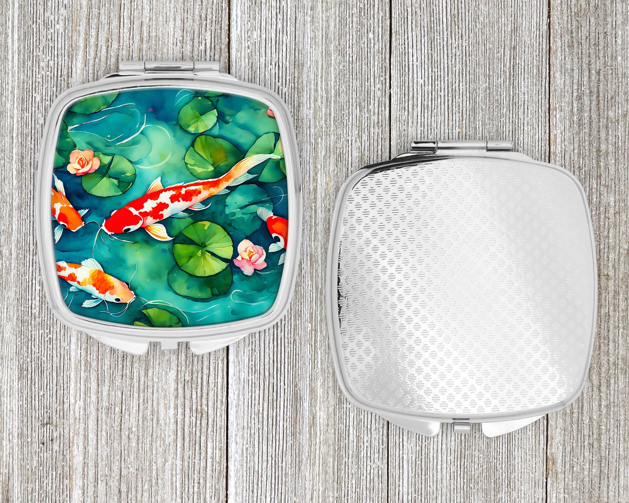 Caroline's Treasures - Wholesale Compact Mirror - Koi Fish Compact Mirror DAC28012