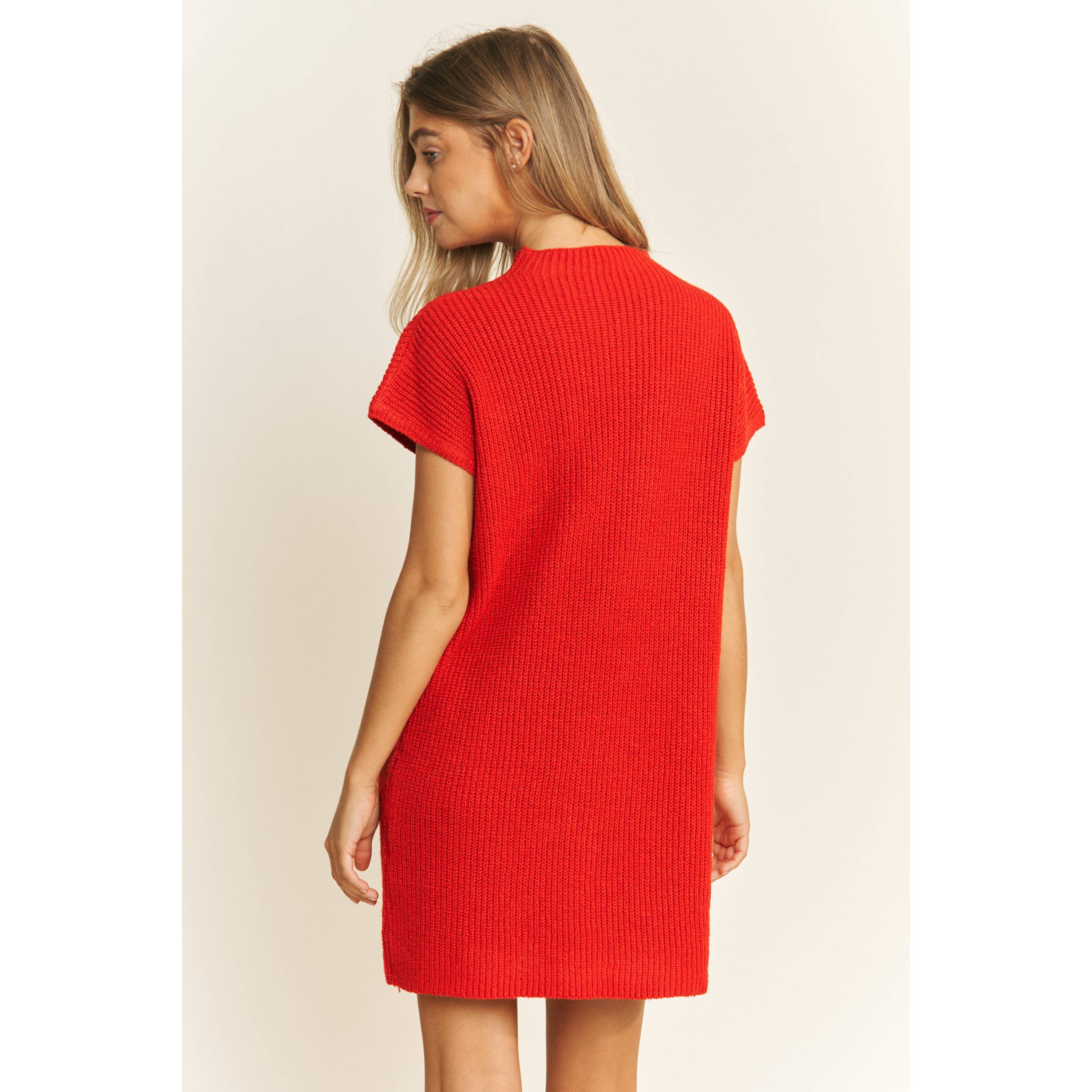 Sweet Generis - Venta al por mayor Vestido - Mujer - MINIVESTIDO CLÁSICO DE PUNTO TIPO SUÉTER CON HOMBROS DESCUBIERTOS36