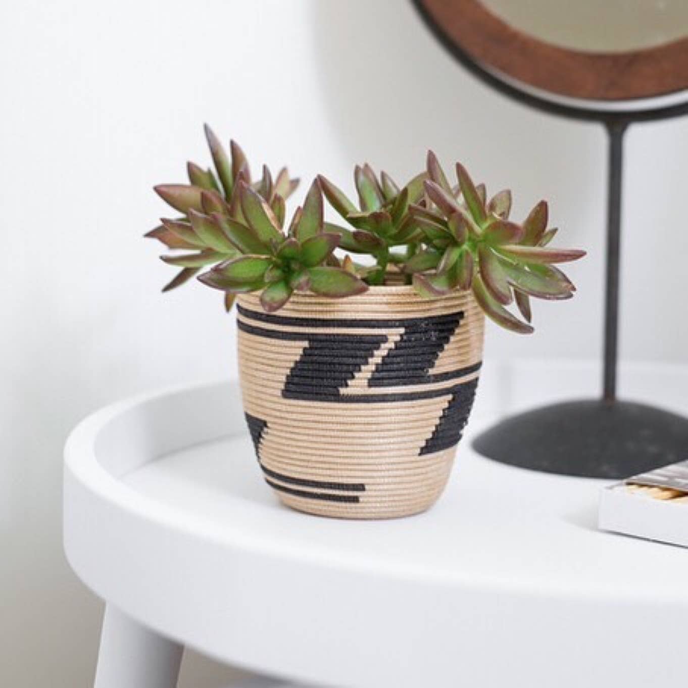 Azizi Life - Wholesale Basket - Sisal Peace Basket in Traditional4