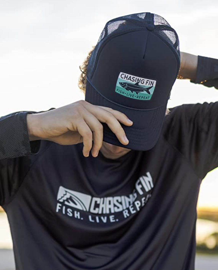 Chasing Fin - Wholesale Trucker Hat - Unisex - Salty Tarpon Foam Trucker Cap2