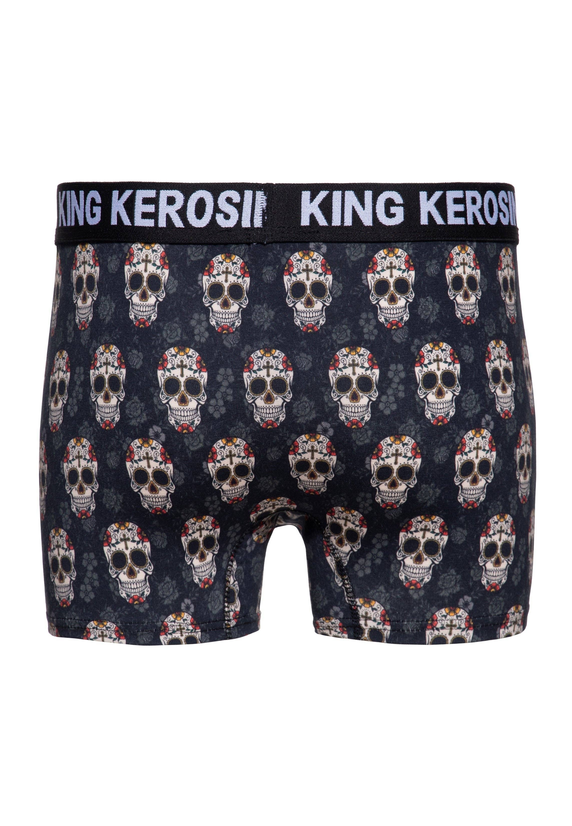 svart Boxershorts "Sugar Skull" för wholesale på Faire1