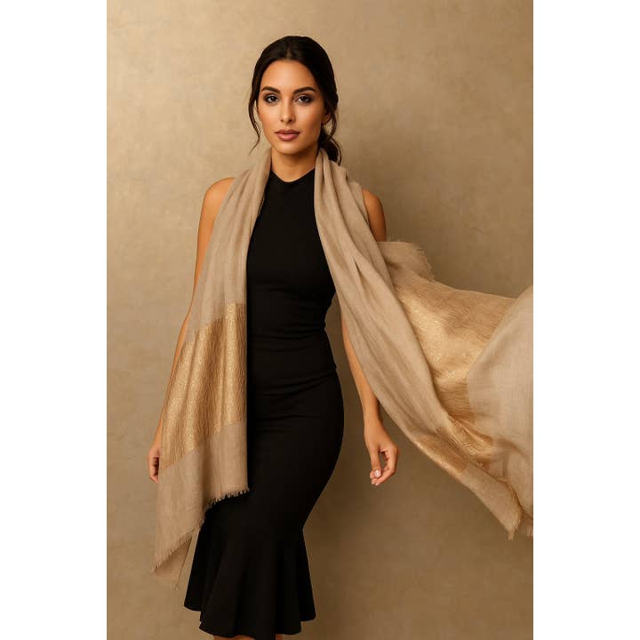 SAACHI - Wholesale Wrap - Women's - Embellished Cashmere Wrap0
