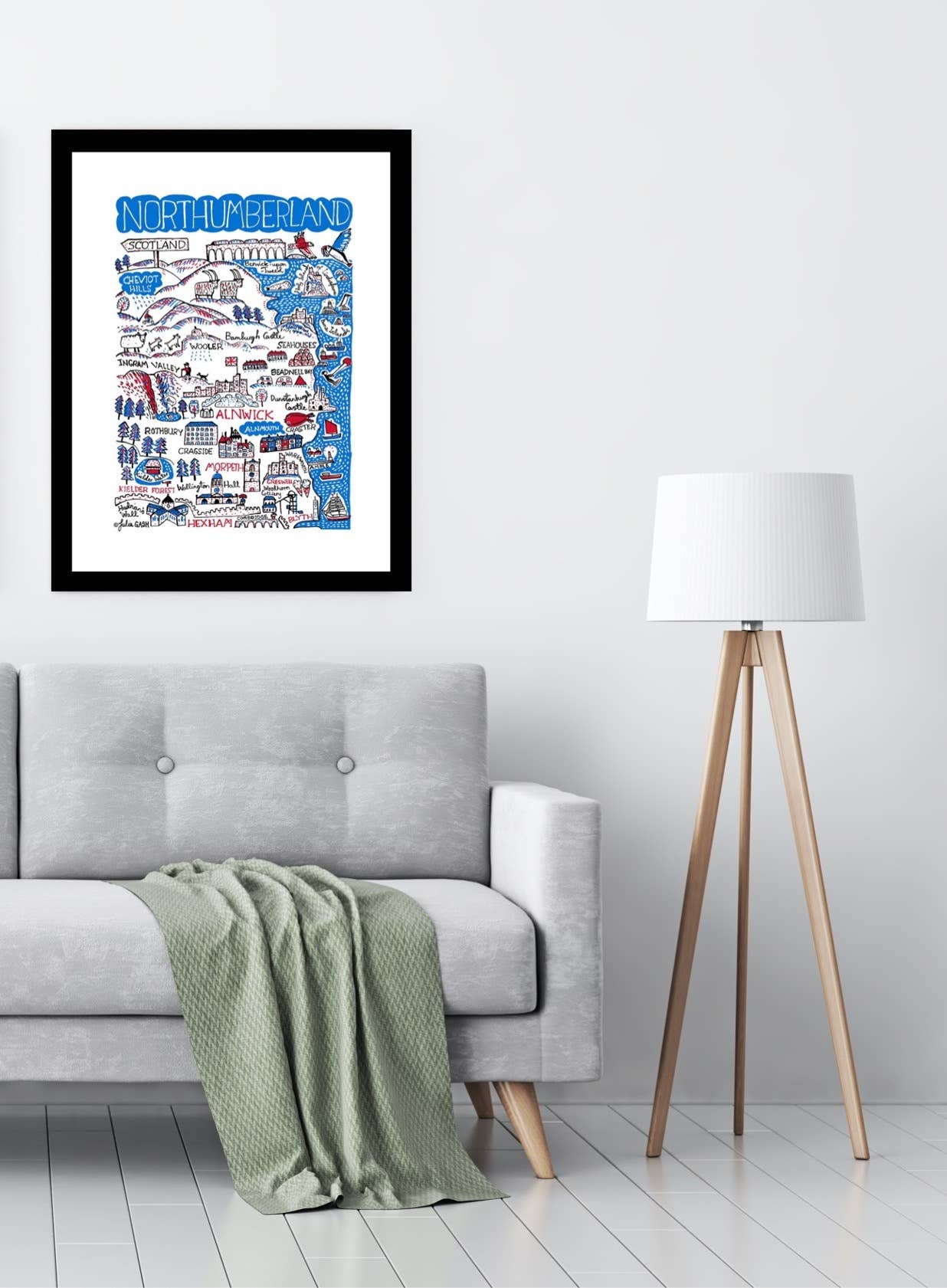 Julia Gash - Wholesale Art Print - Northumberland Prints & Cards1