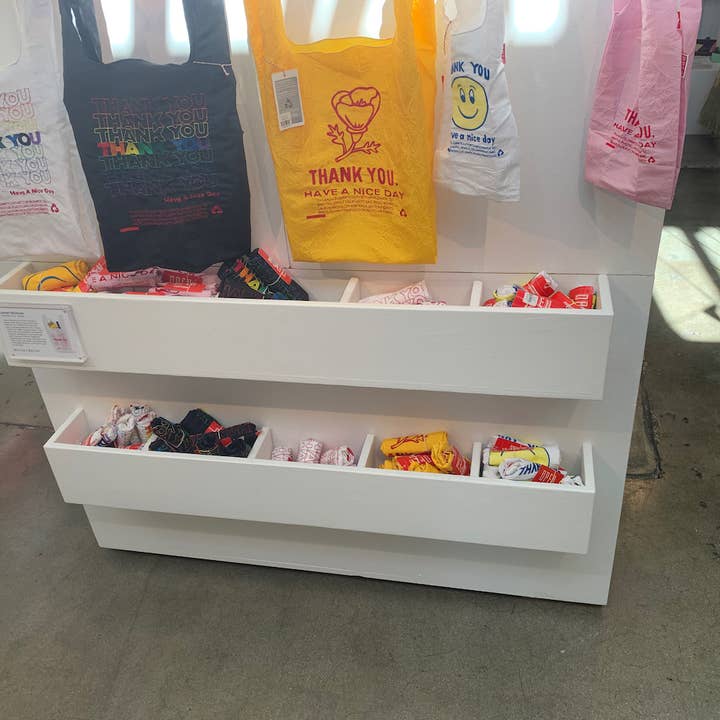 OPEN EDITIONS - Wholesale Tote Bag - Unisex - Thank You Tote // Red TYTY On White // Lauren DiCioccio12