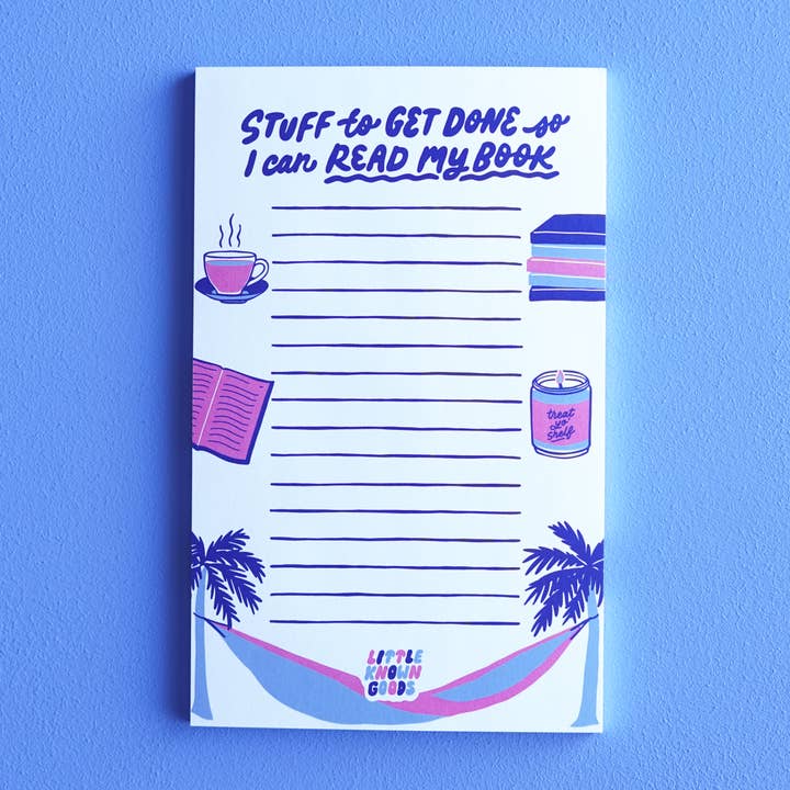 Read my Book Notepad for wholesale by Little Known Goods