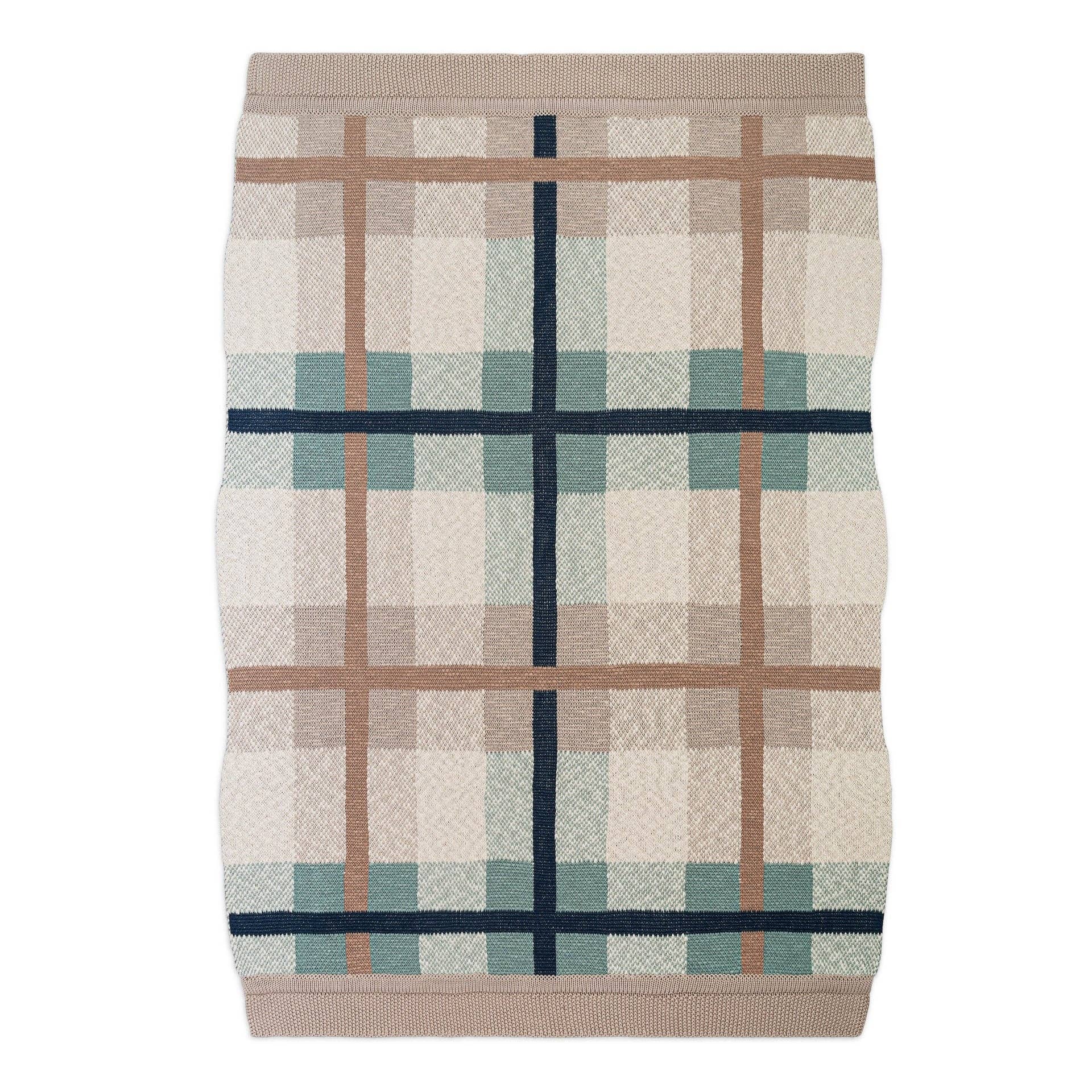 Crane Baby - Vente Couverture de lit – enfant et bébé - Plaid tricoté Charlie Farmhouse1