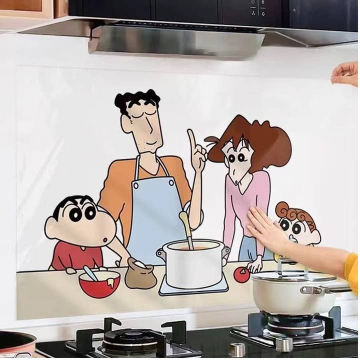 Autocollant de cuisine Crayon - Papier peint résistant à l'huile et au feu pour la vente par Label & Decore