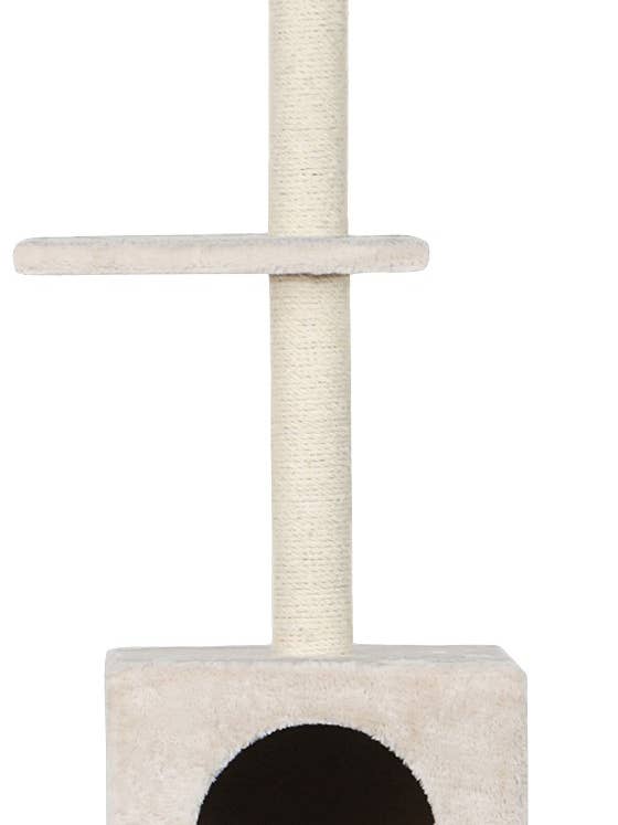 Maya Ecru, Kratzbaum mit Höhle und 2 Plattformen für den Großhandel von Wouapy