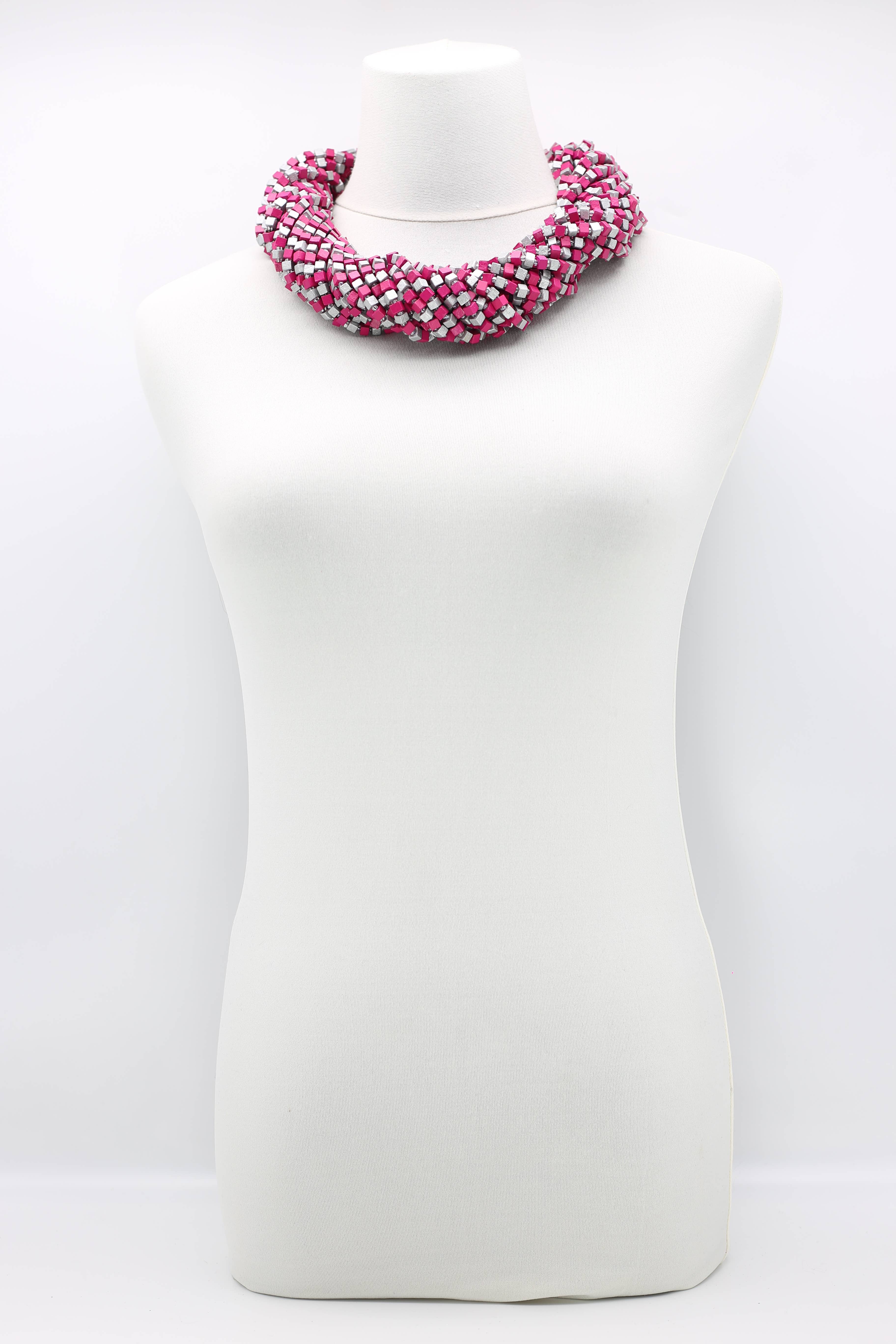 Jianhui London – Engroshandel Perlehalskæde – Den næste Pashmina halskæde Træperler - Mosaic Art33