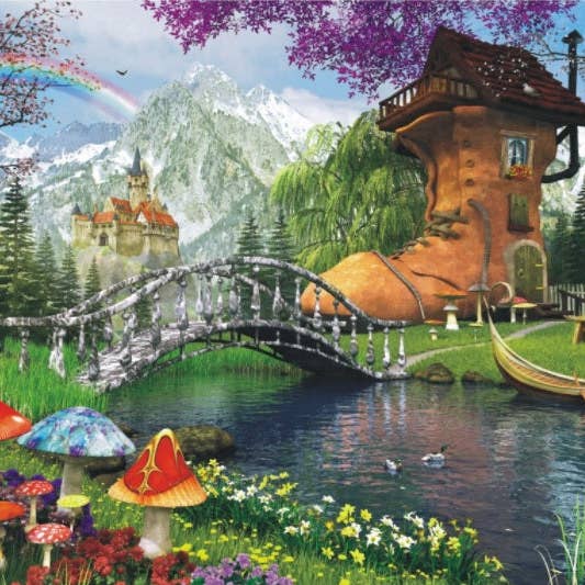 La Maison dans la vieille chaussure, édition premium, 1000 pièces pour la vente par Wuundentoy