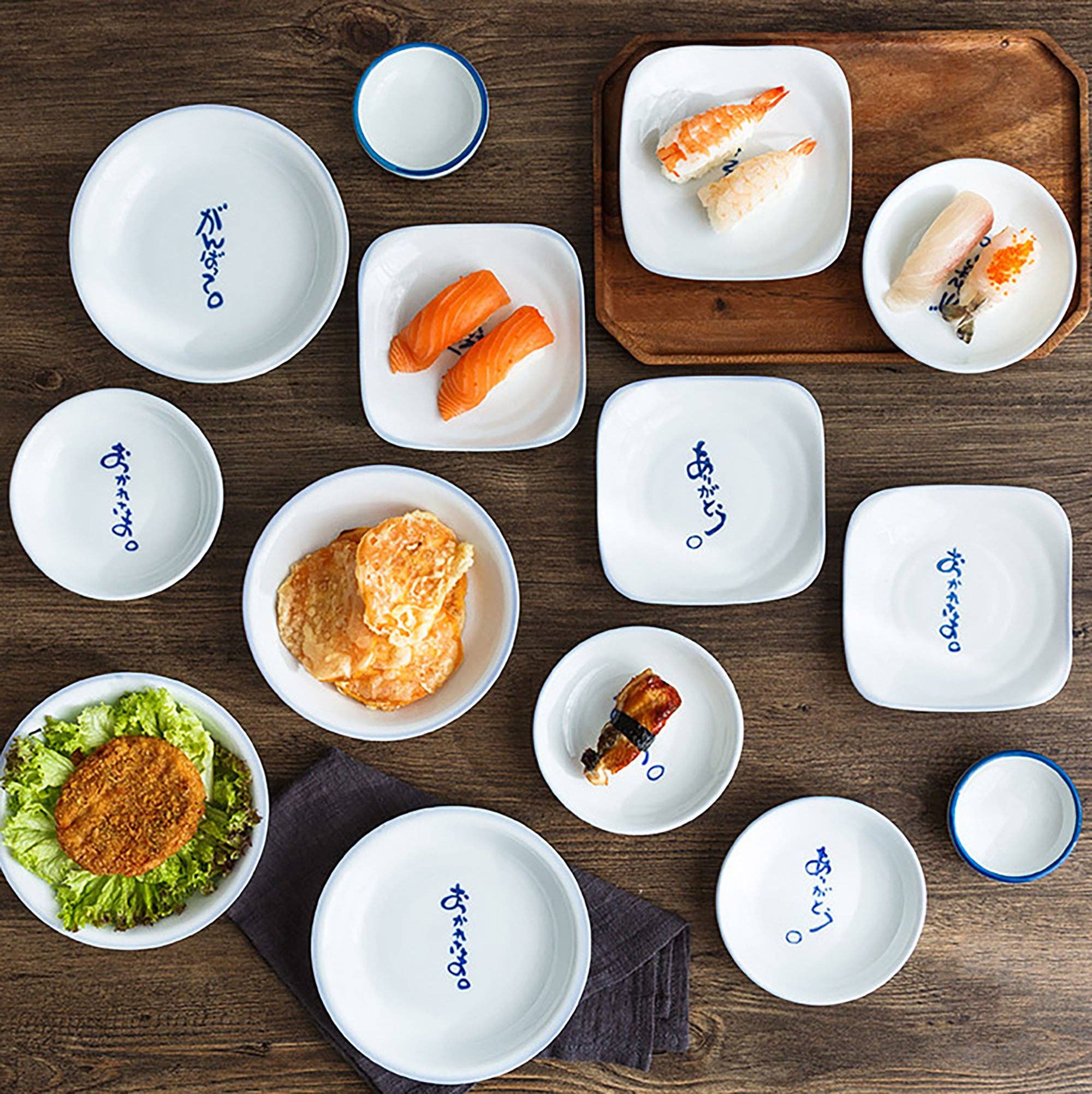 MinoCraft - Wholesale Dinner Plate - Plates with positive Japanese phrases4