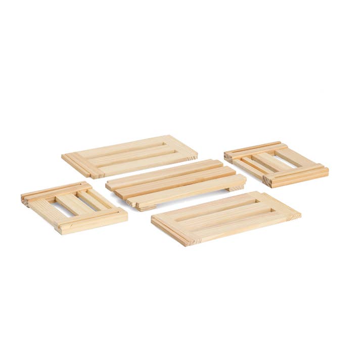 light brown Storage box 'Leisten', pine for wholesale on Faire3