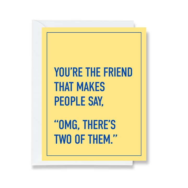 Oh mon Dieu, il y en a deux Carte de vœux pour la vente par Ink & Attitude Stationery Company LLC