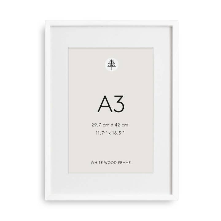 Little Otja - Wholesale Picture Frame - Picture Frame White, A30