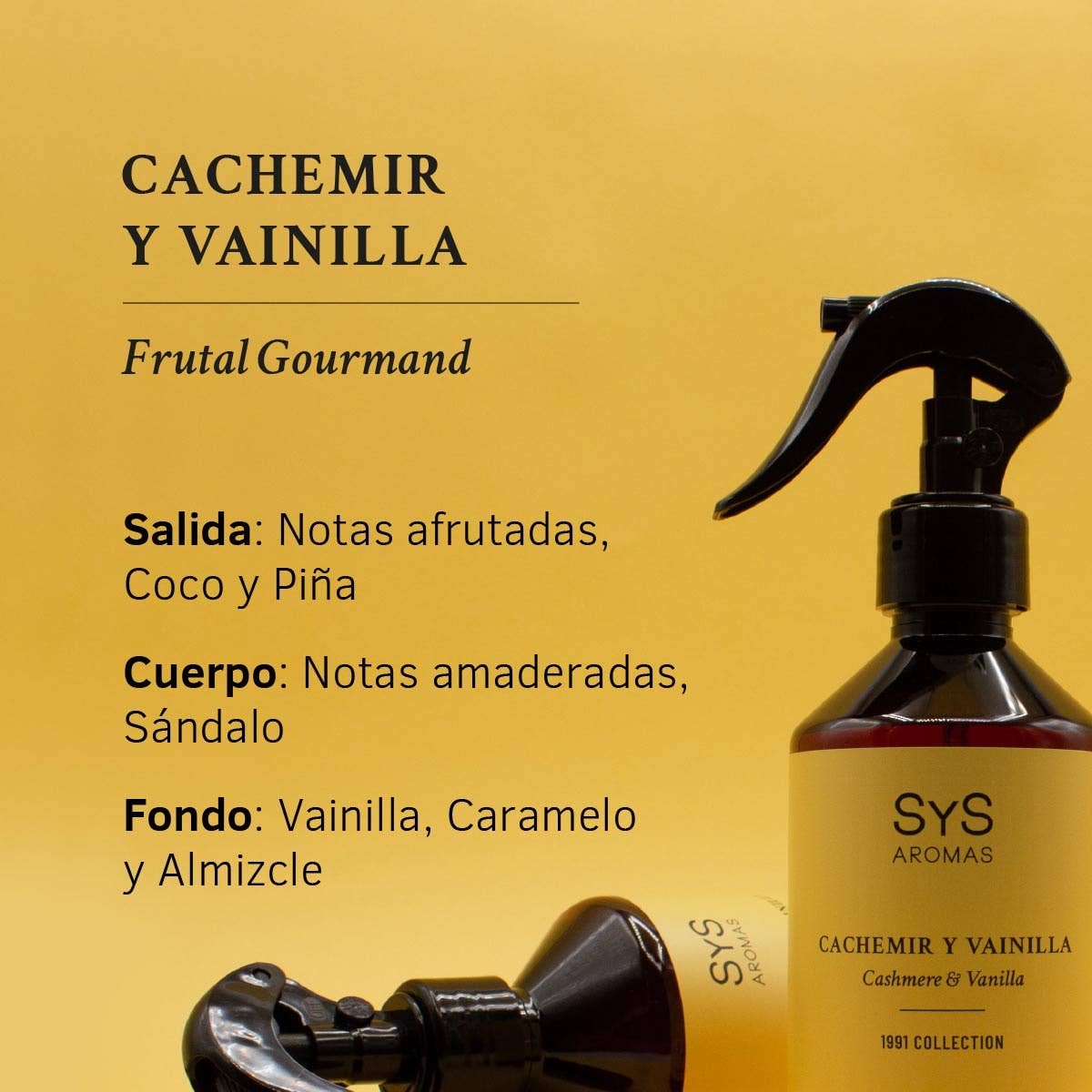 Laboratorio SYS - Wholesale Room & Linen Spray - Cashmere and Vanilla Spray Air Freshener 300 ml 19912
