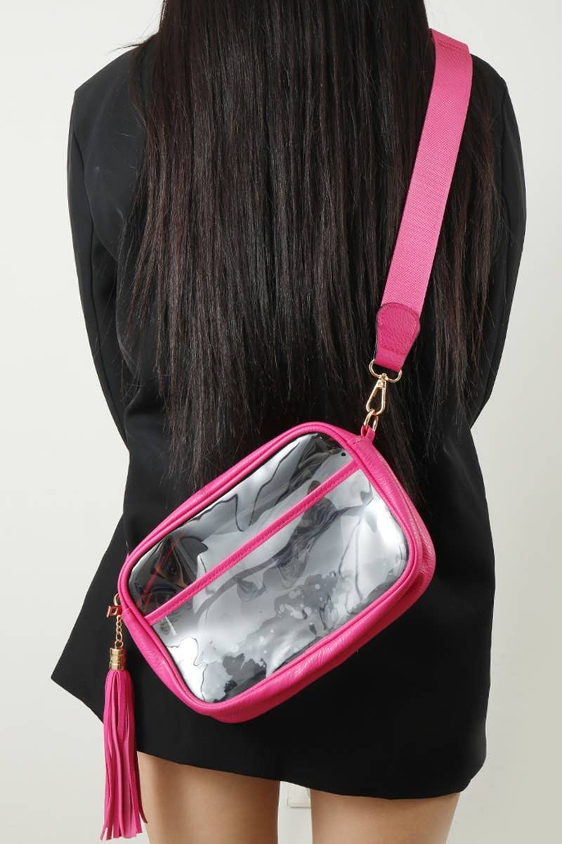 42POPS - Wholesale Crossbody Bag - Women's - `.Game Day Stadium Approved Clear Crossbody Bag25