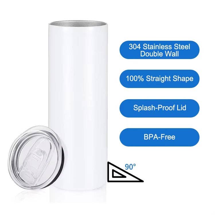 VIGOR - Wholesale Insulated Mug/Tumbler - DIY Blank Stainless Steel Skinny Tumblers for Sublimation2