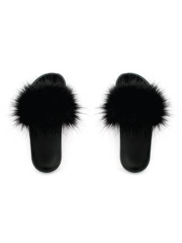 Knotty Accessories - Wholesale Slides - Women's - Faux Fur Slides