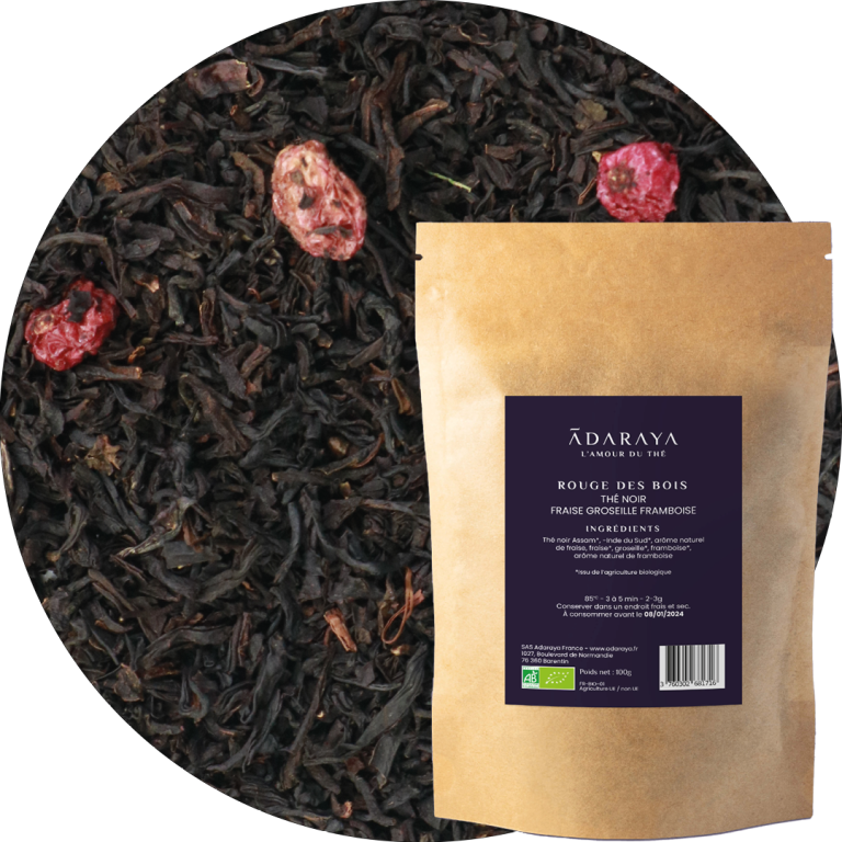 ADARAYA - Wholesale Loose Tea - Organic Rouge des Bois black tea0