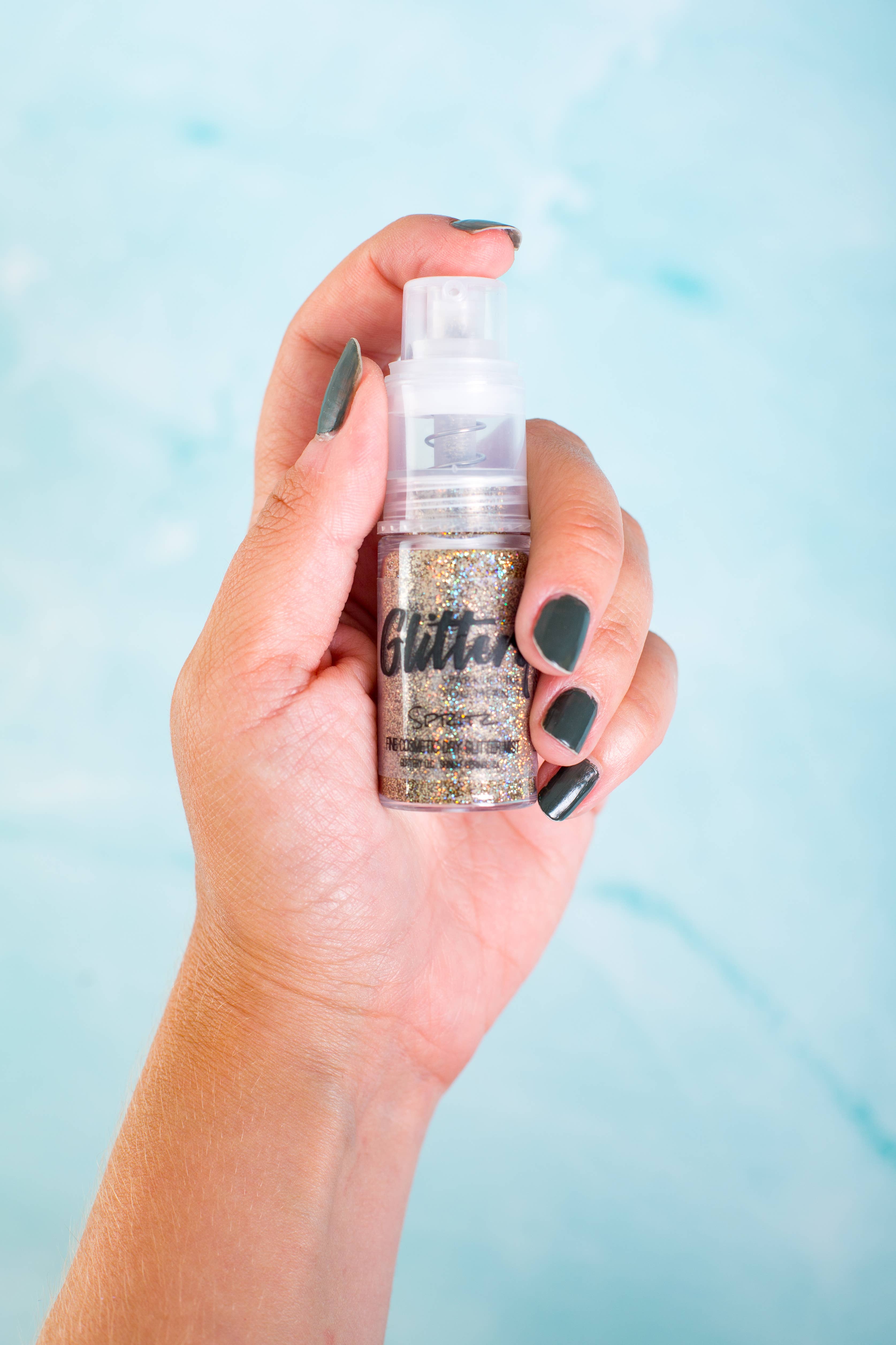 Wholesale Glittery Spritz Face and Body Shimmer Spray for your store