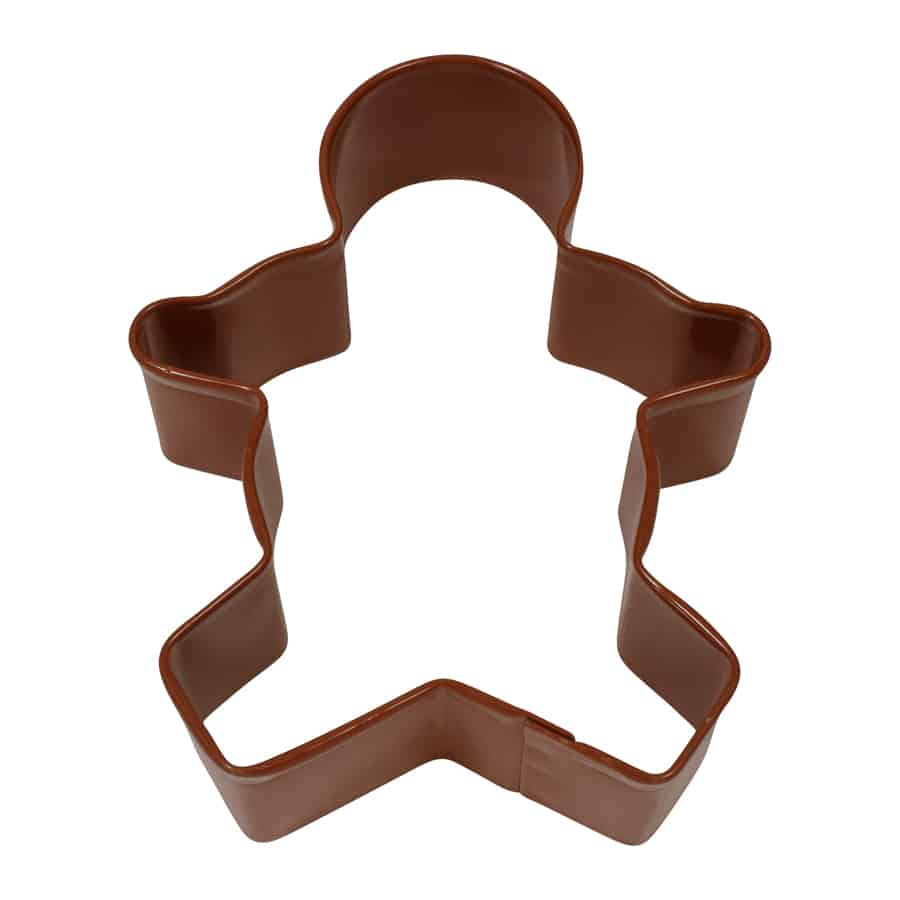 R&M International – Engroshandel Udstikker til småkager – Gingerbread Boy Cookie Cutter (Brun, 3.75")0