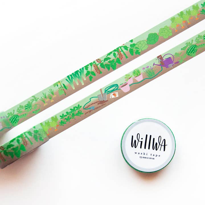 Growing Garden Washi Tape for wholesale by Willwa