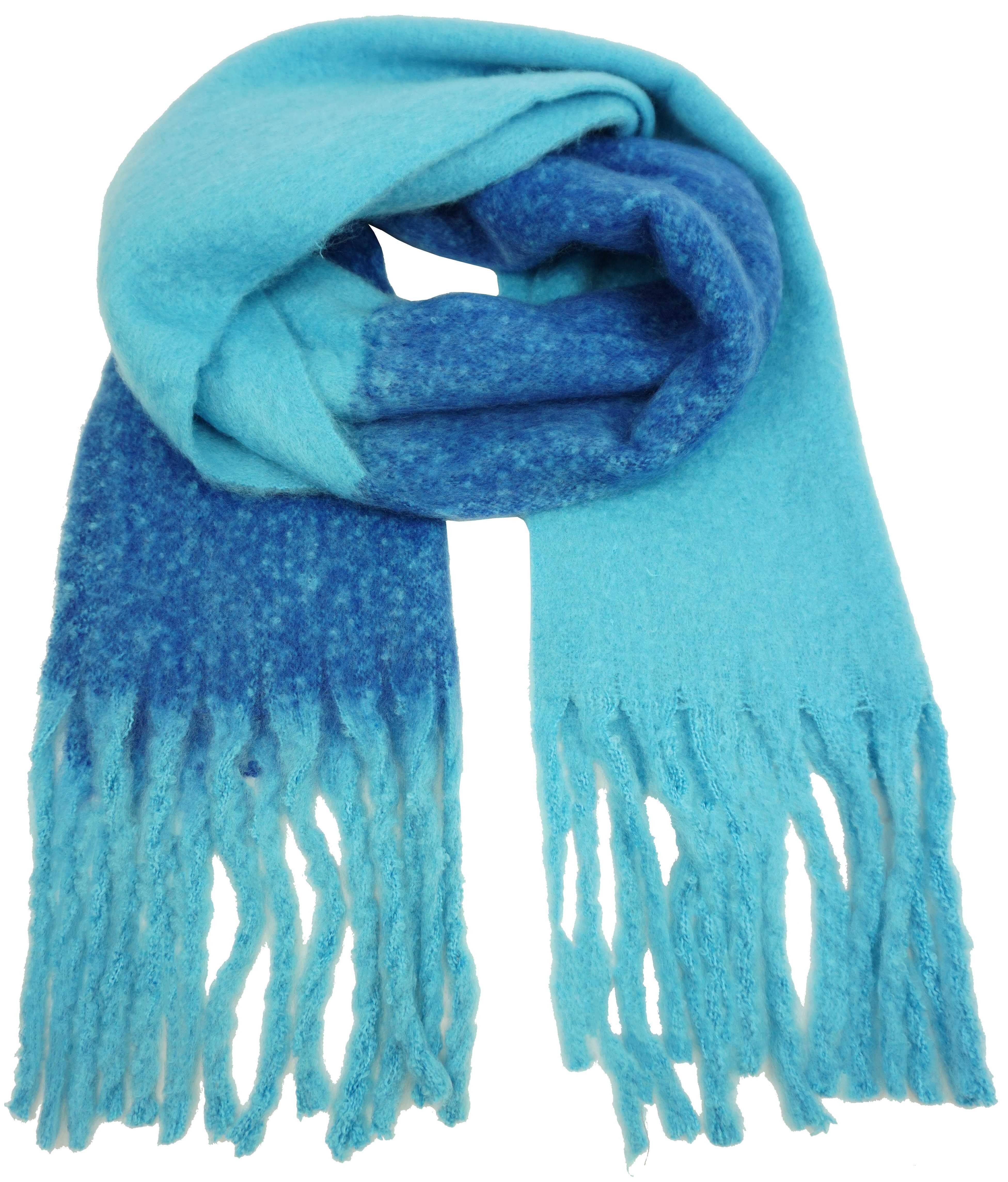 Anais - Wholesale Scarf - Women's - Thick bi-color scarf YF60632