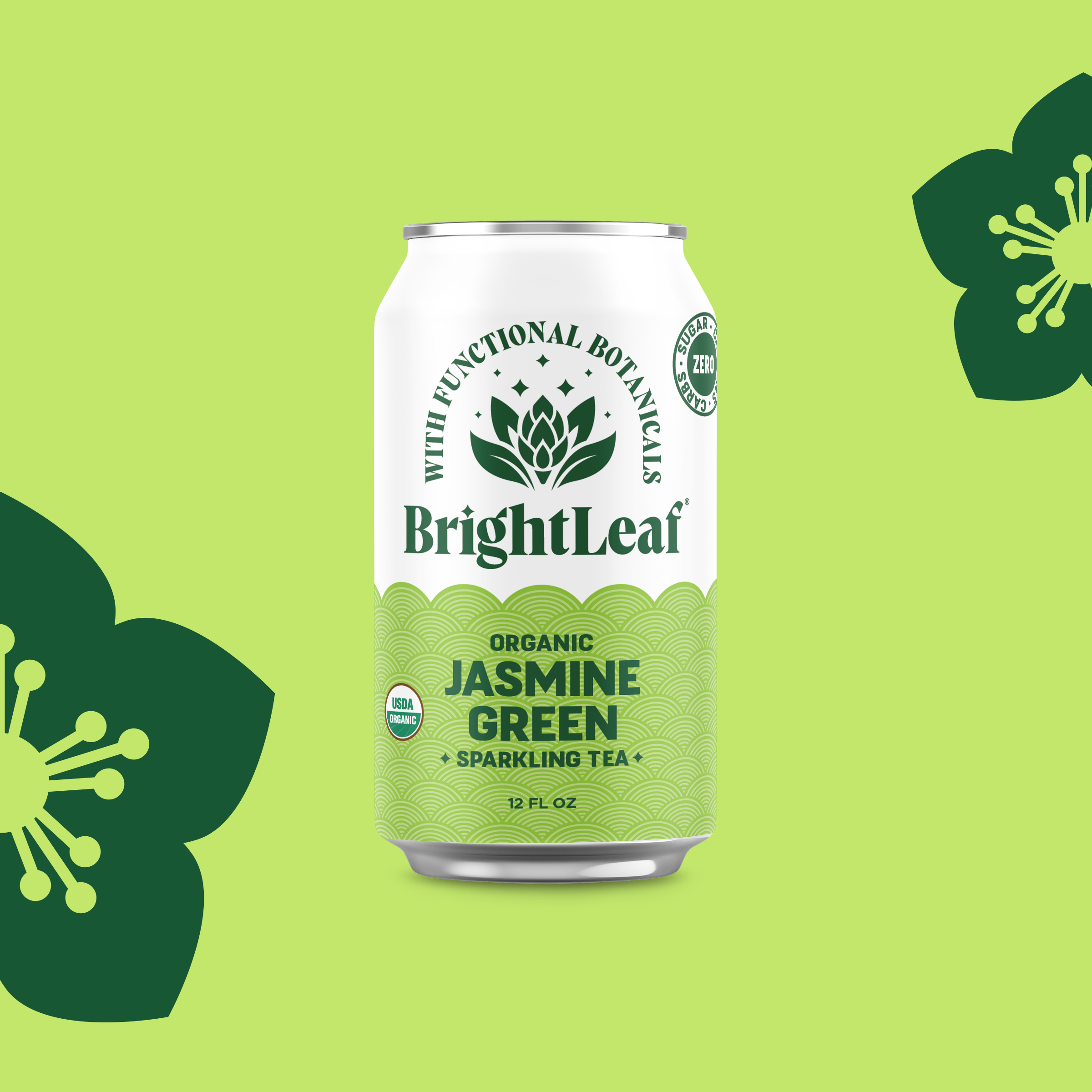 BrightLeaf Tea (formerly Hoptonic Tea) - Wholesale Sparkling Water - Sparkling Jasmine Green Tea0