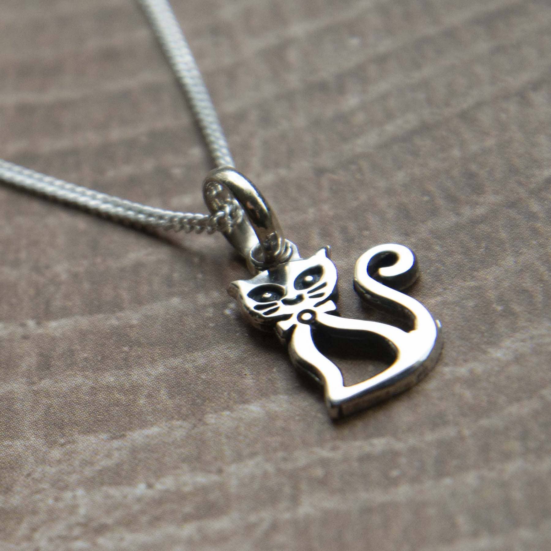 Argento Chic - Wholesale Pendant/Charm Necklace - Kiddy Cat Pendant0