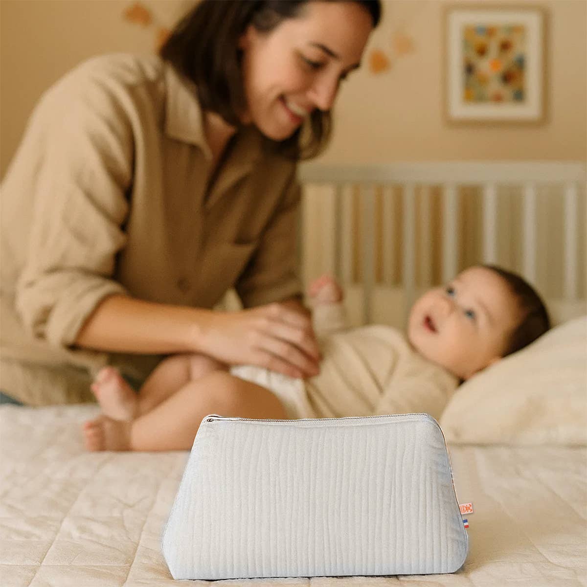 PAPATE - Wholesale Toiletry Bag - Women's - Organic Cotton Toiletry Bag -  White1