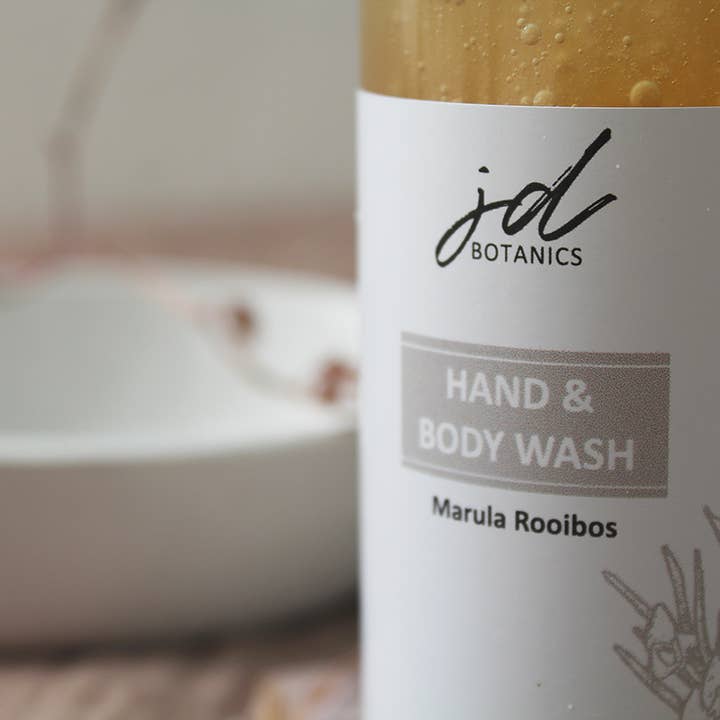 JDBotanics - Wholesale Body Wash/Shower Gel - marula rooibos liquid soap (6.76 fl oz / 200ml)
