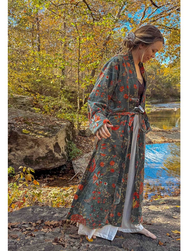 Gardenbelle Shop - Wholesale Jacket - Women's - Vetiver Organic Velvet Jacket0